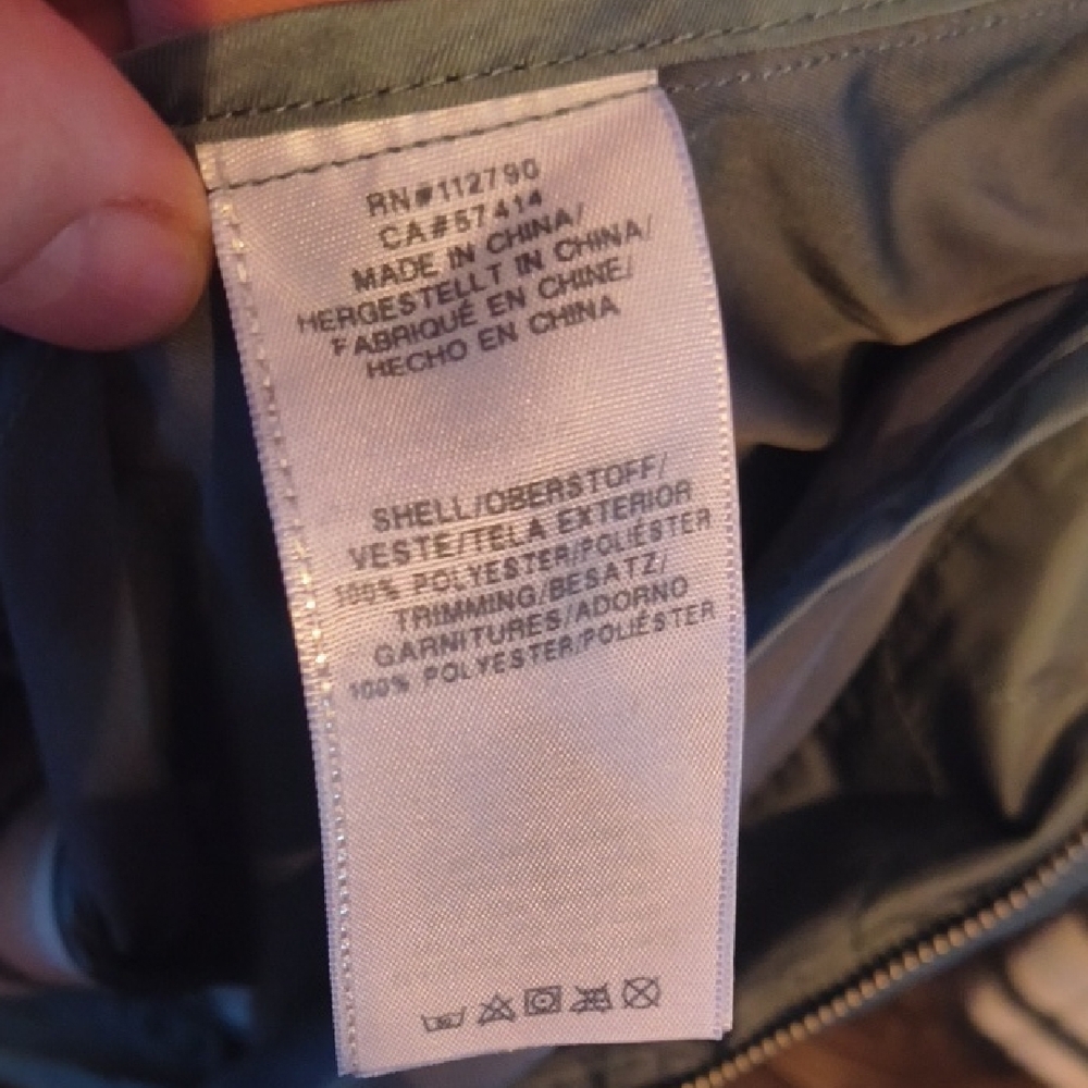 True Religion Women’s Long Bomber Jacket - Balsam Green - Size S - Picture 10 of 12